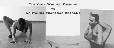 Winged Dragon or Ekapadasirsasana